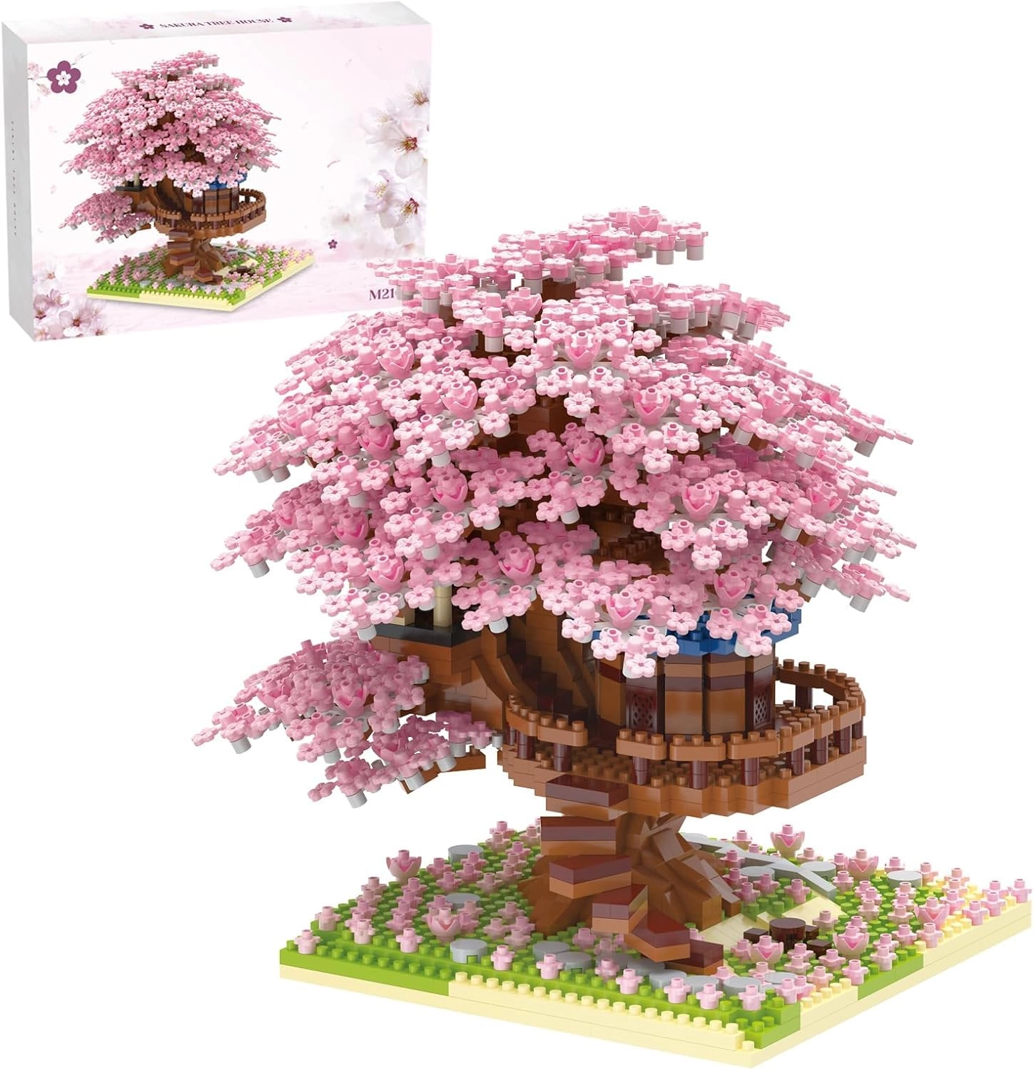 TERRIFI Cherry Blossom Tree (FJ9253) - Mini Bricks Japanese Sakura