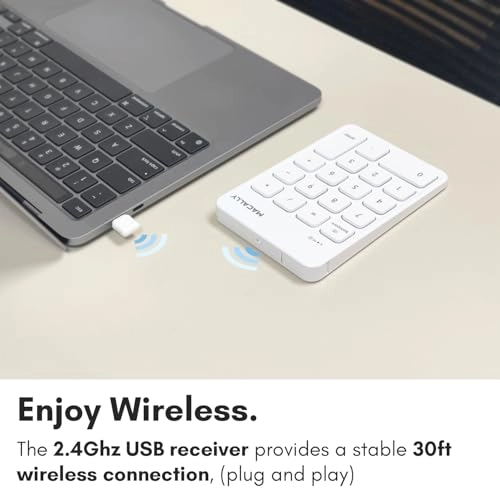 2.4G Wireless Numeric Keypad USB C - scissor switches