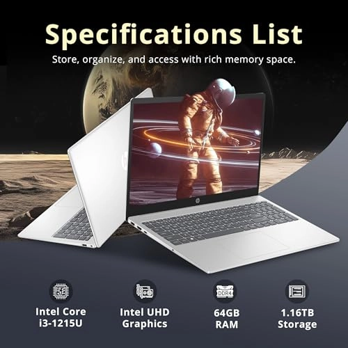 Pavilion 15 - 15.6'' Core i3-1215U 64GB DDR4 1152GB SSD