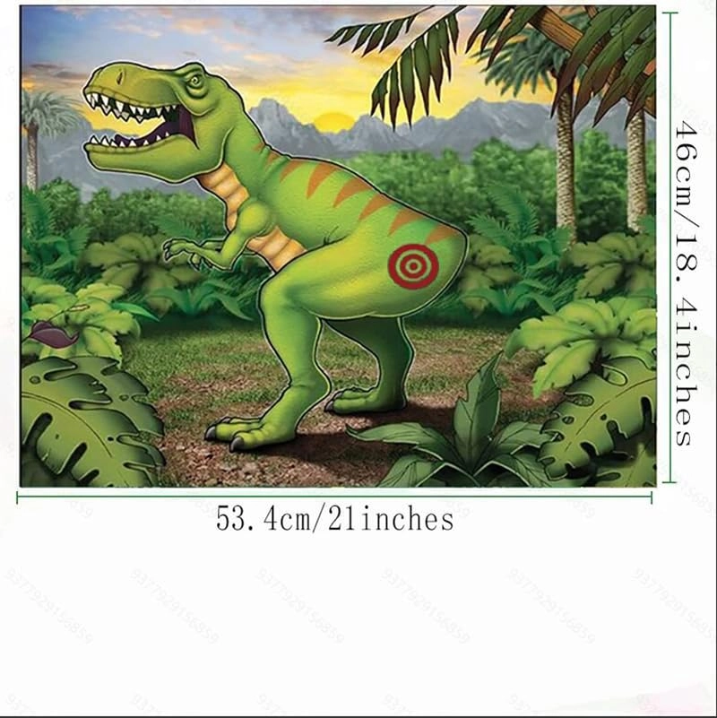 Pin Tail On Dinosaur Game - Kid 1Pc 12pcs