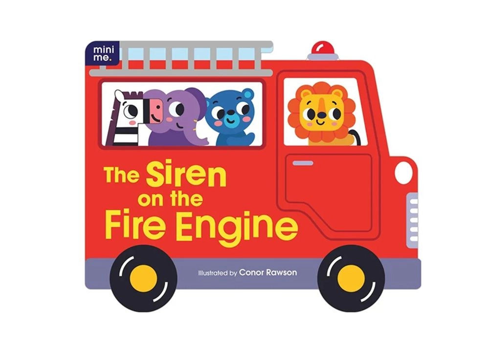 Edu Fun Mini Me The Siren On The Fire Engine Board Book - 0 years+