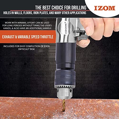IZ 4041 - 700 RPM Keyless Reversible Air Drill