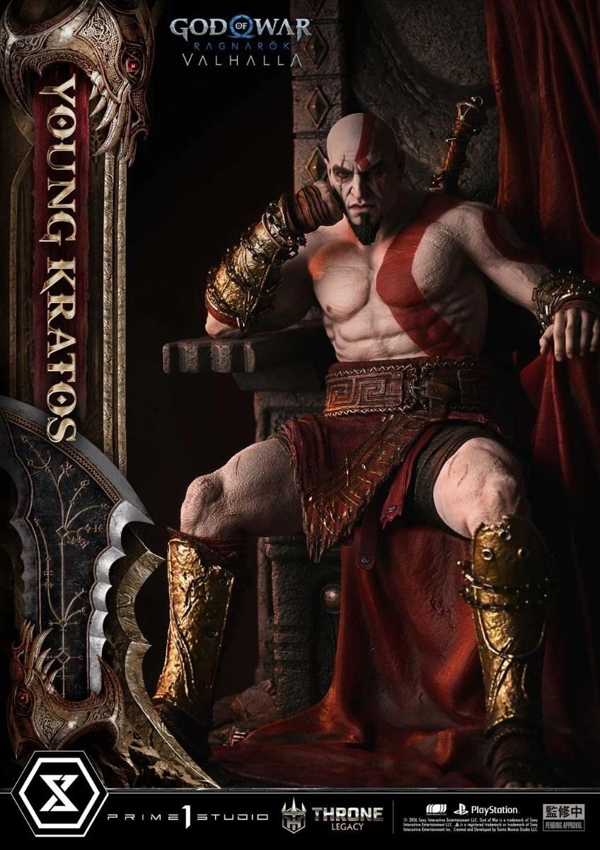 Young Kratos Throne Legacy - Polystone and other materials