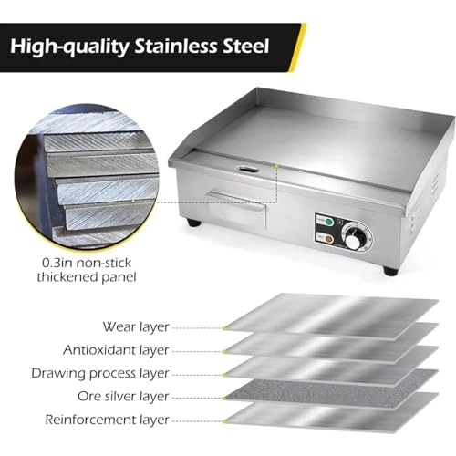 Electric Griddle - 21.3*11.8 inches