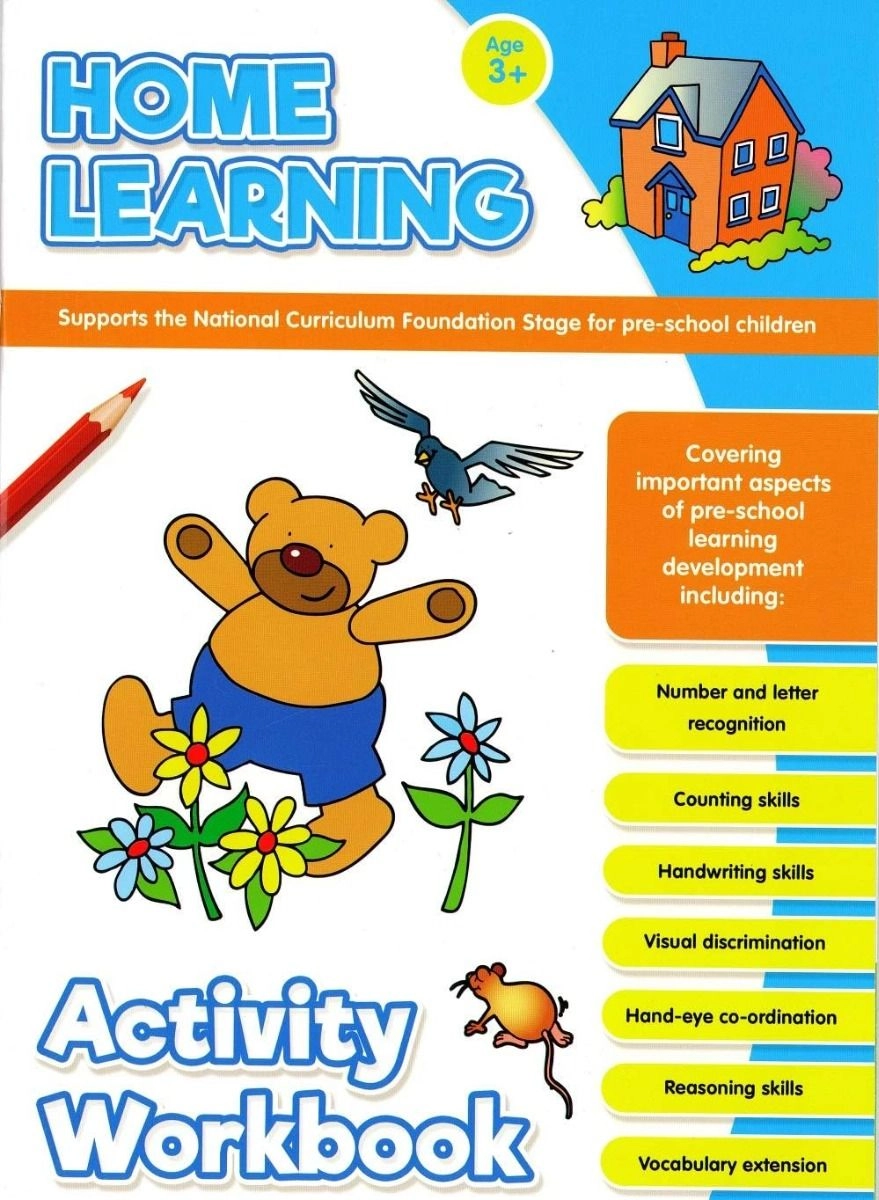 Learning at Home Activity Books - 3-6 Years