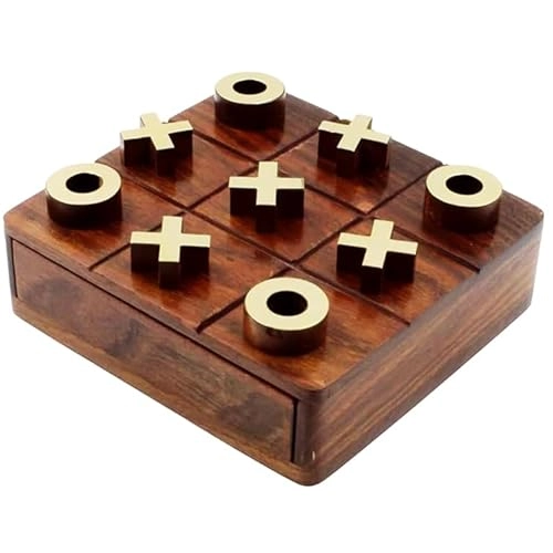 Tic Tac Toe + Solitare - Wooden