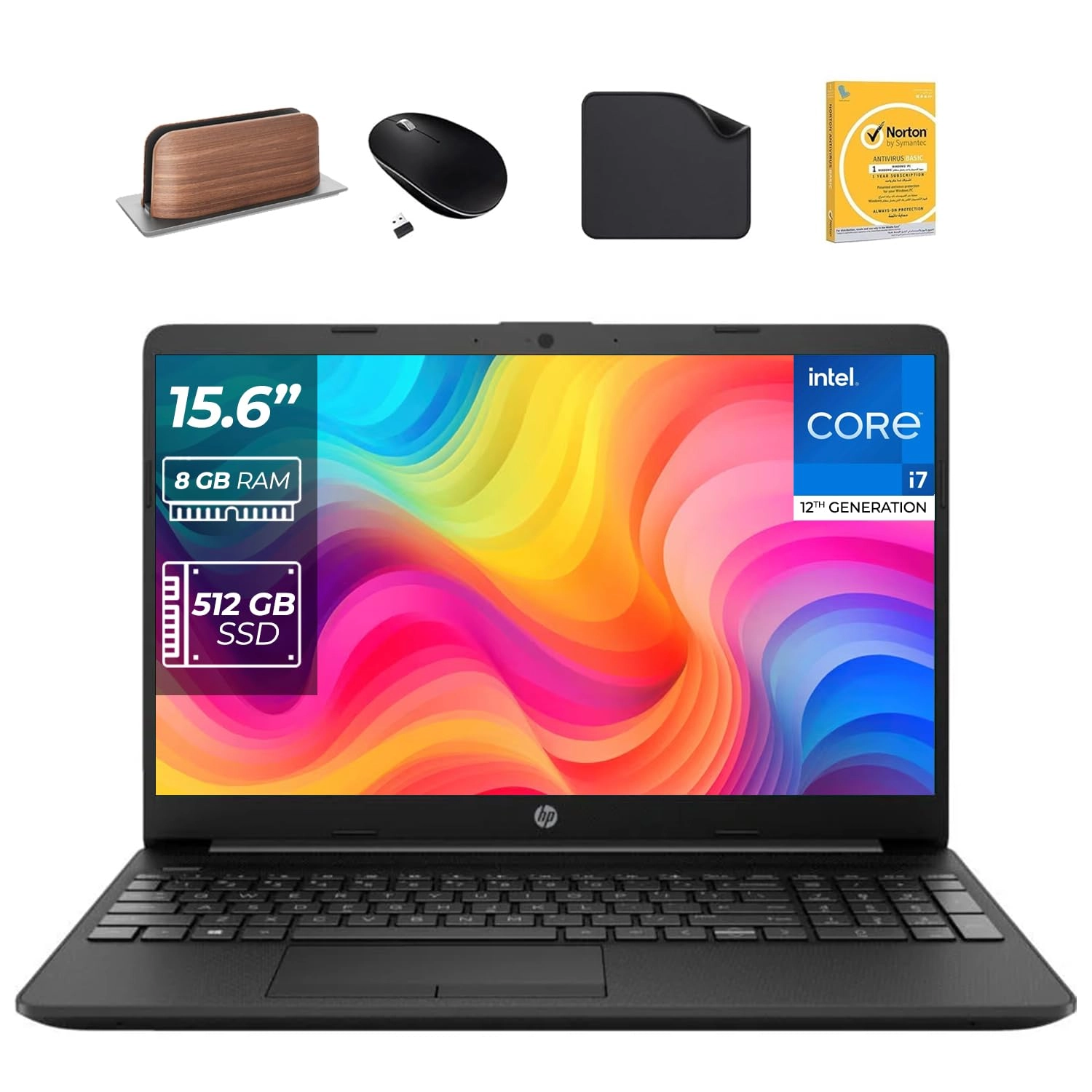 HP 15s-fq5035ny - 15.6'' Core i7-1255U 8GB DDR4 512GB SSD