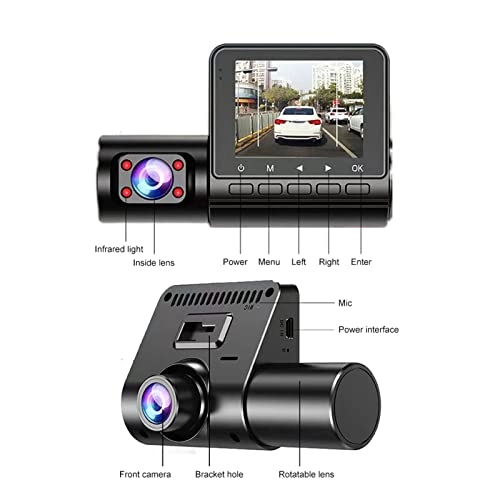 3 Channel Dash Cam - 1080P