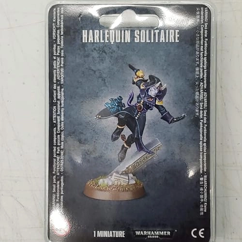 Harlequin Solitaire - Miniature Plastic black