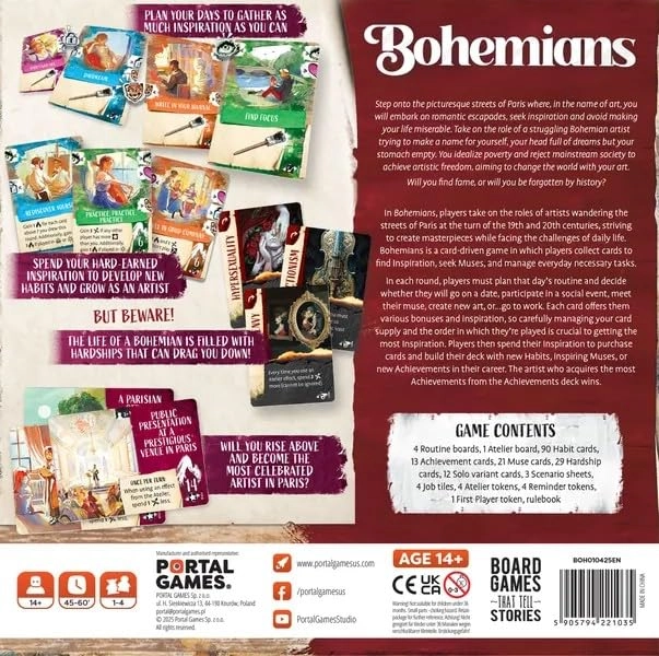 Bohemians - Strategy Board Game