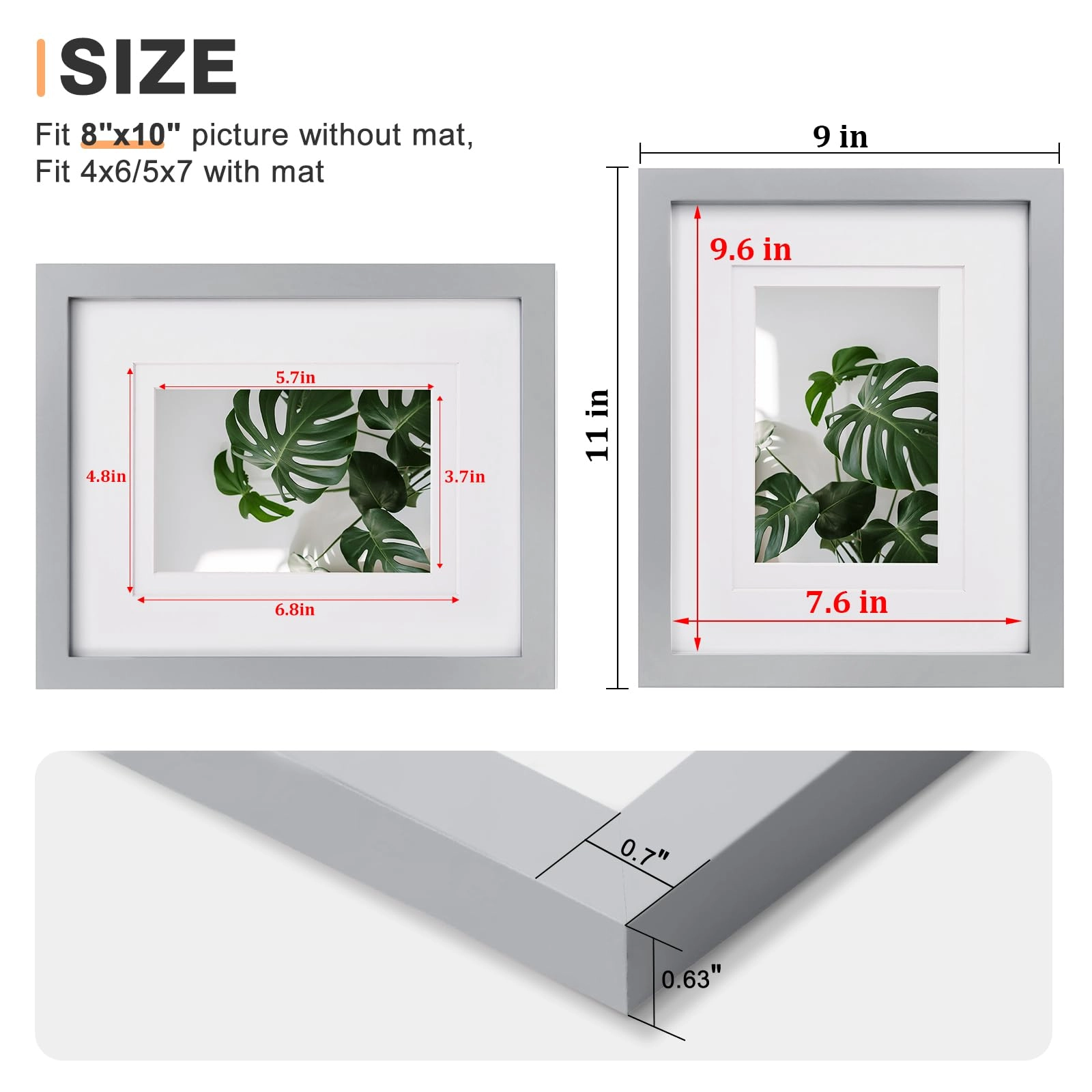 8x10 Picture Frames - 8x10 4