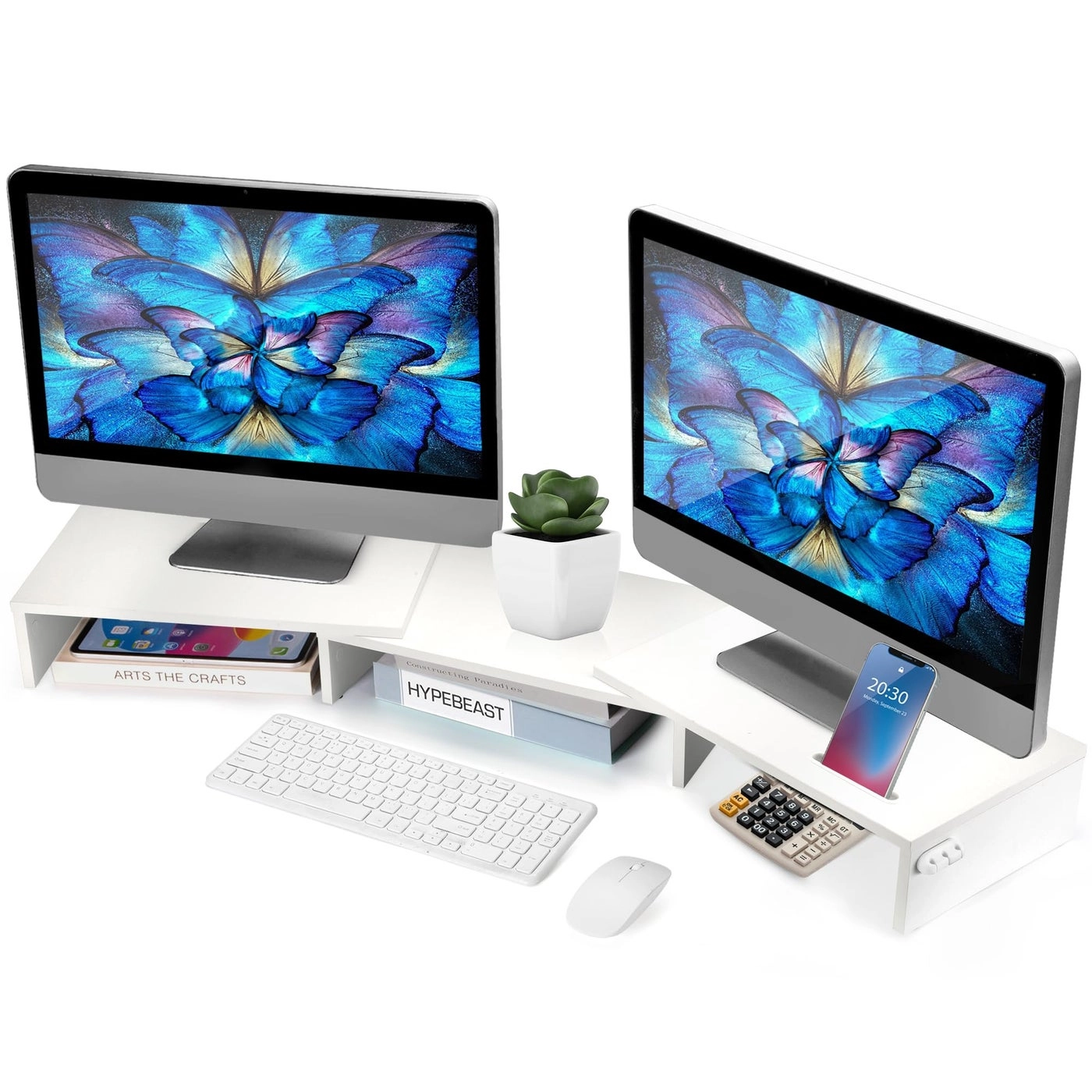 La Jaco Dual Monitor Stand Riser - 2