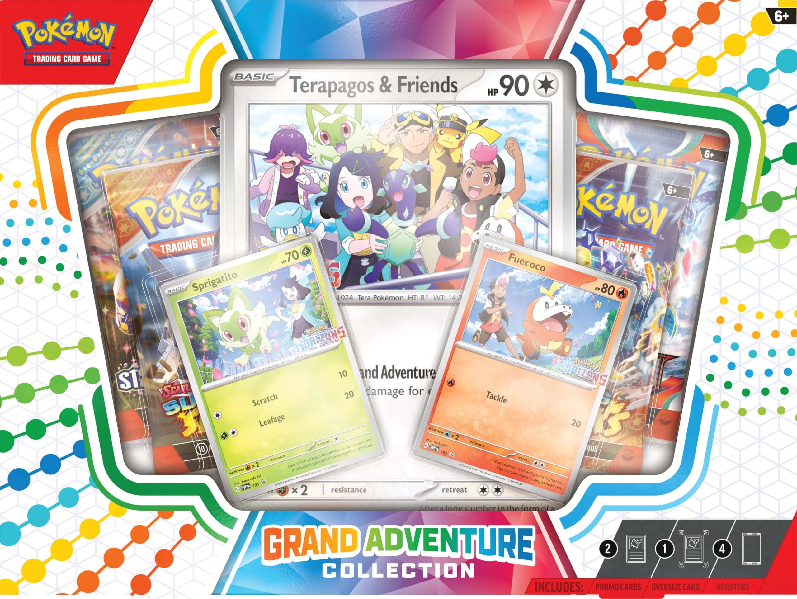 Pokmon Grand Adventure Collection - English 4 Booster Packs