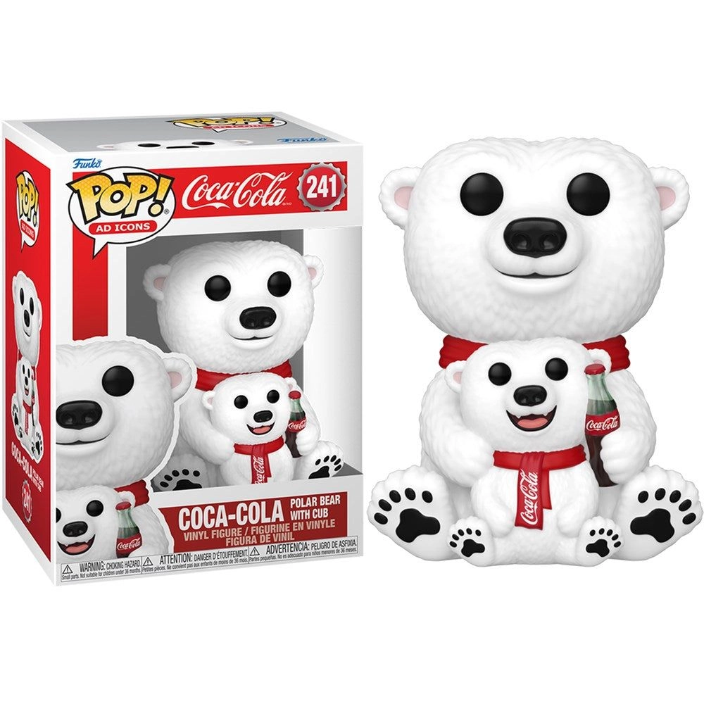 AD Icon: Coca Cola Bear with Cub - Vinyl Figures