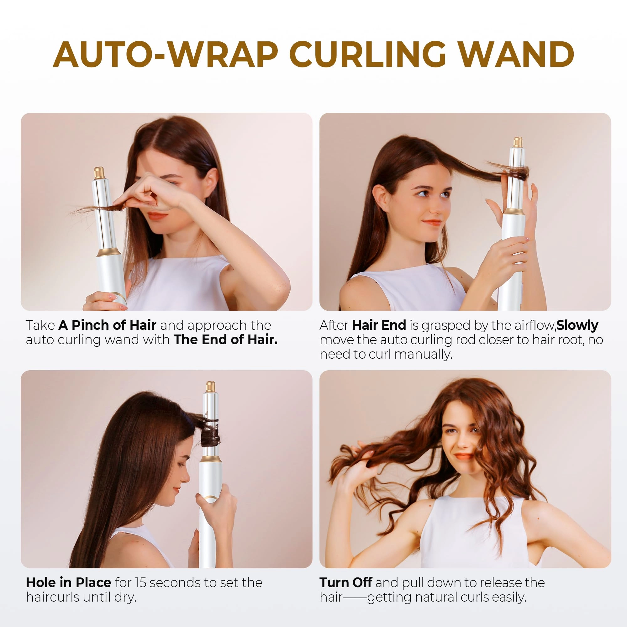 5 in 1 Blow Dryer Brush - Green Gold 800 watts
