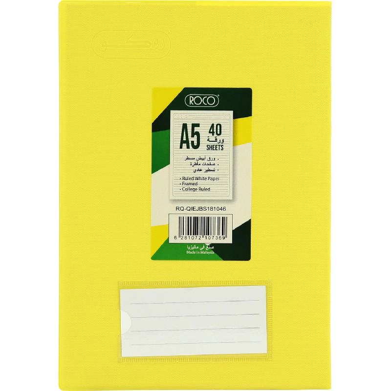 Neon A5 Spiral - Lined 100 Sheets