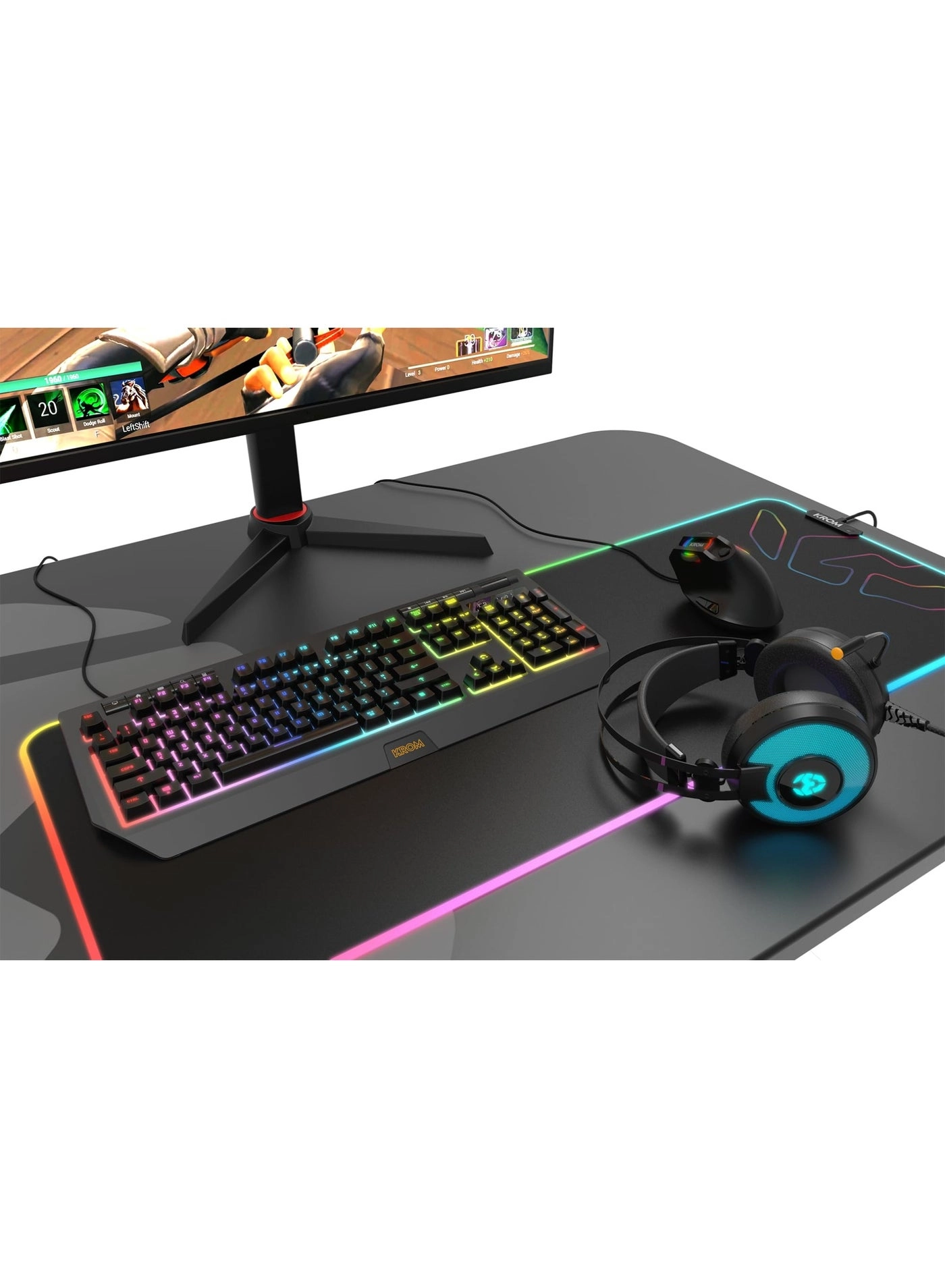 Vertical Mouse - BT5.0/4.0/2.4G