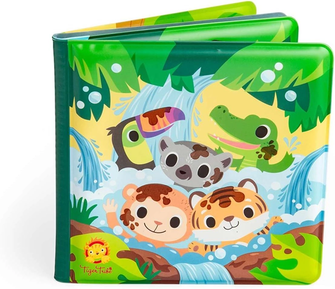 Tiger Tribe Bath Book - Multi Colour 3+