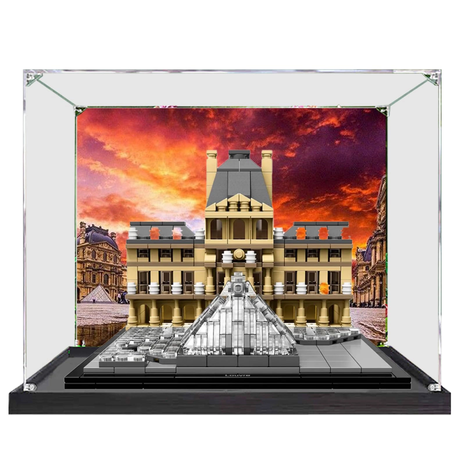 bodamaike LEGO Architecture Louvre Acrylic Display Case