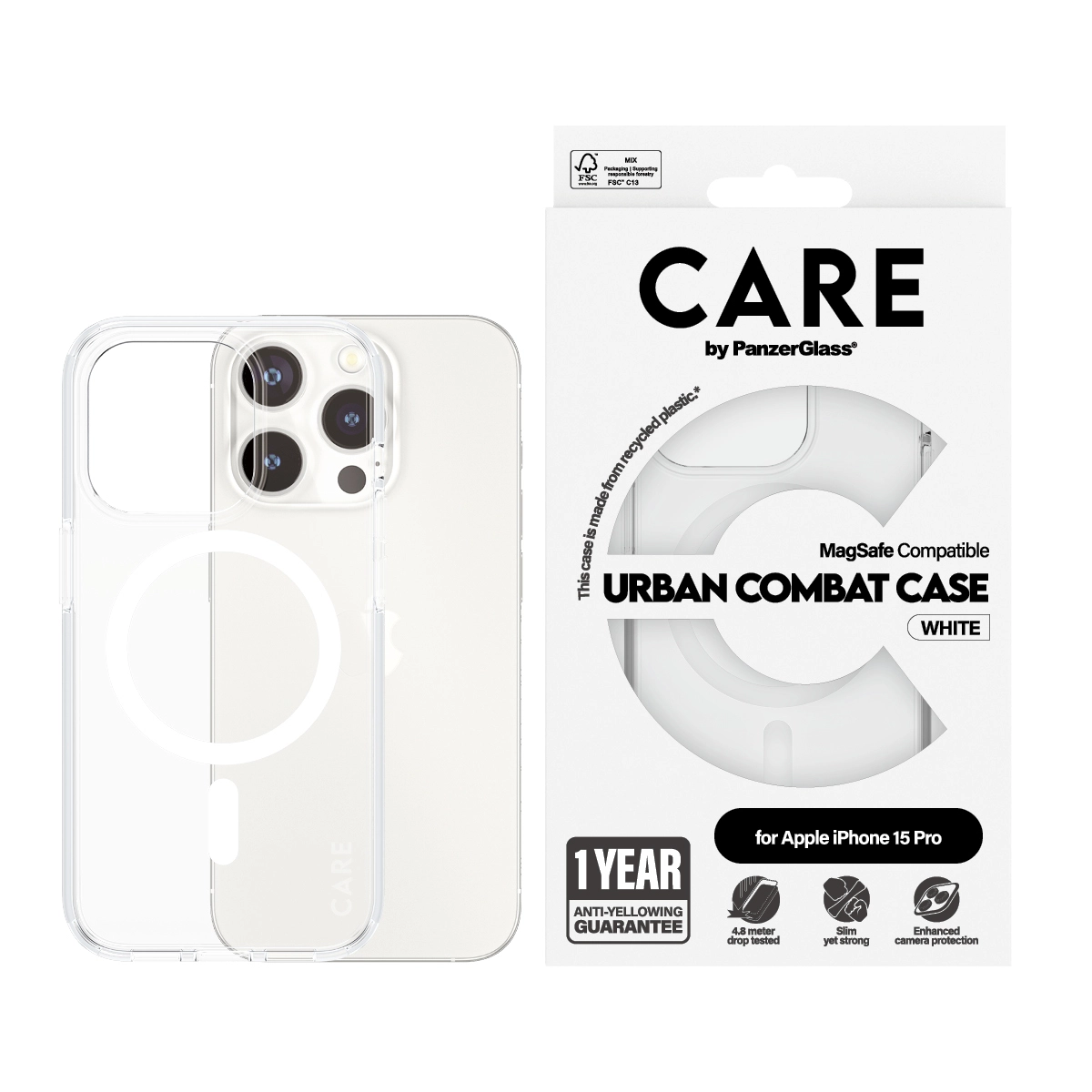 Flagship Urban Combat Back Cover Mobile Case with MagSafe for iPhone 15