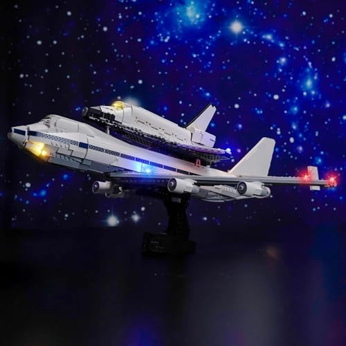BrickBling Lighting Compatible with Lego Shuttle Carrier Aircraft - Creative Light Kit Compatible with Lego 10360