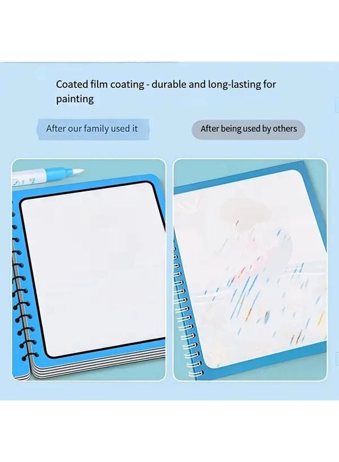 Dinosaur Watercolor Book + Water Pen - 2 piece(s) Pens Included