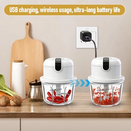 electric multi-chopper - 350 ml USB rechargeable