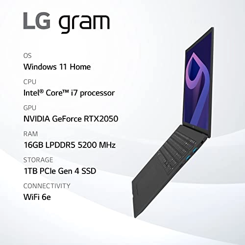 gram 17Z90Q - 17'' Core i7-1260P 16GB DDR5 1TB SSD