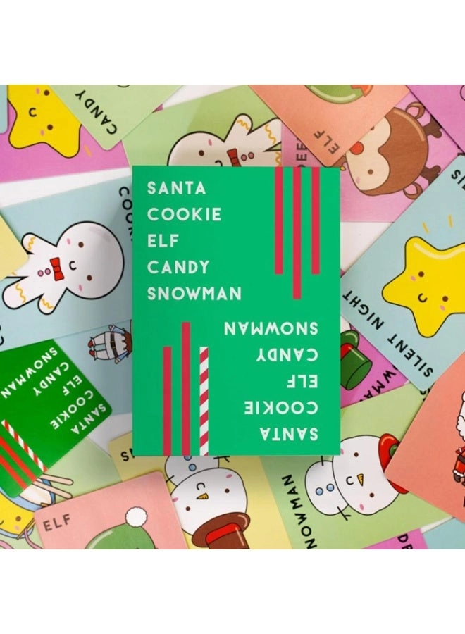 Santa Claus cookies + elf candies + snowmen