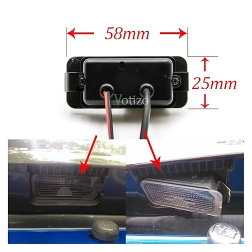 Rear View Camera - Night vision Universal RCA Connector 720P