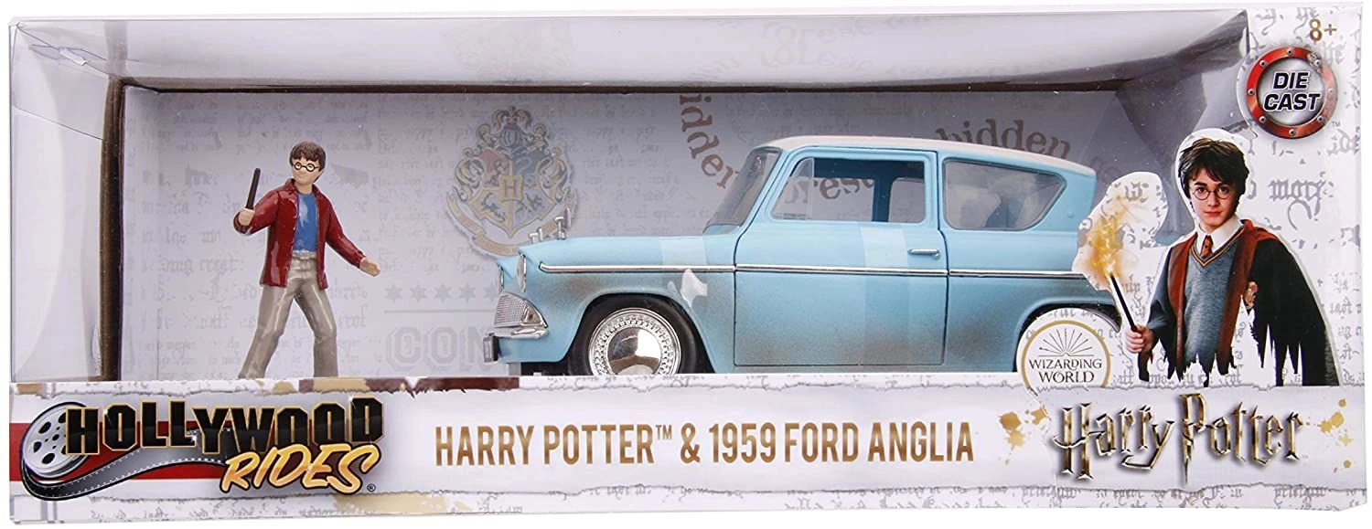 Harry Potter 1959 Ford Anglia with Figure - 1:24