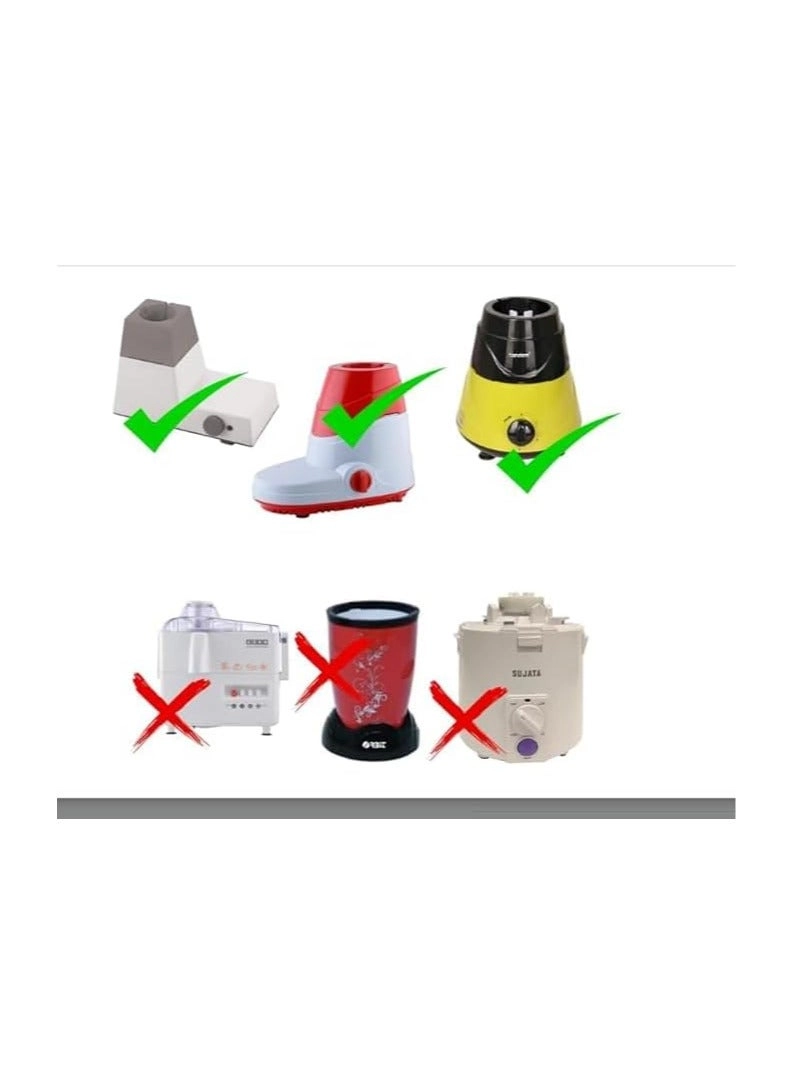 chutney jar - polycarbonate body 4 teeth coupler