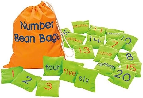 Educational Insights Number Beanbags - 3+ 20 pieces
