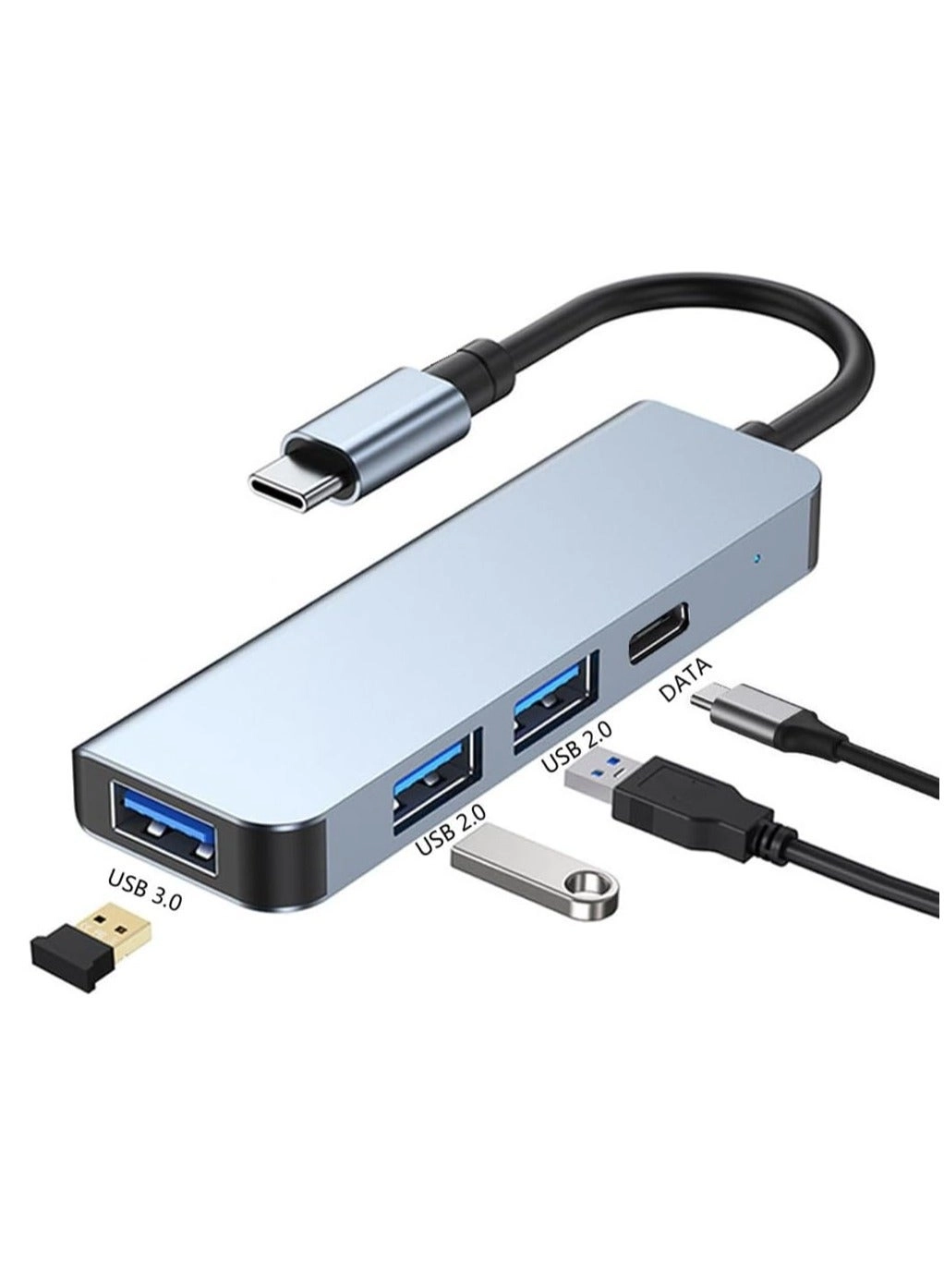 Tiger USB C Hub 4-in-1 Multiport Adapter
