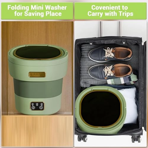 Foldable Mini Washing Machine and Dryer - 12L Portable