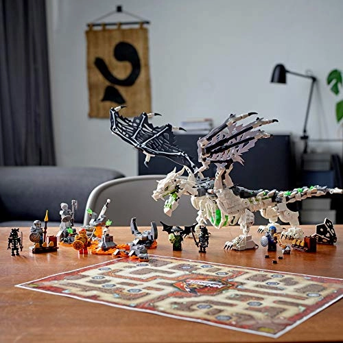 NINJAGO Skull Sorcerers Dragon (71721) - 6 Minifigures