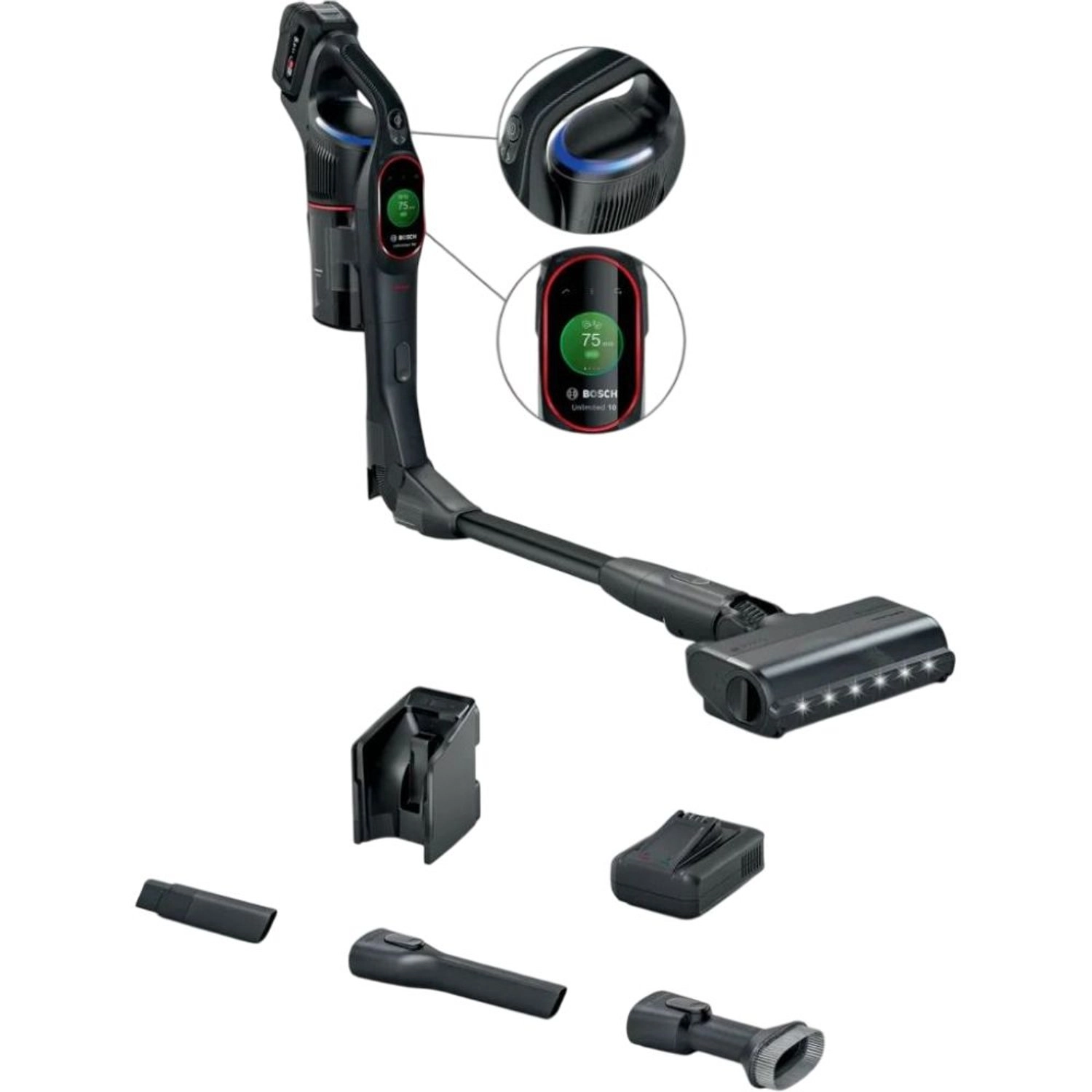 Bosch Unlimited 10 ProPower - Bagless 100min