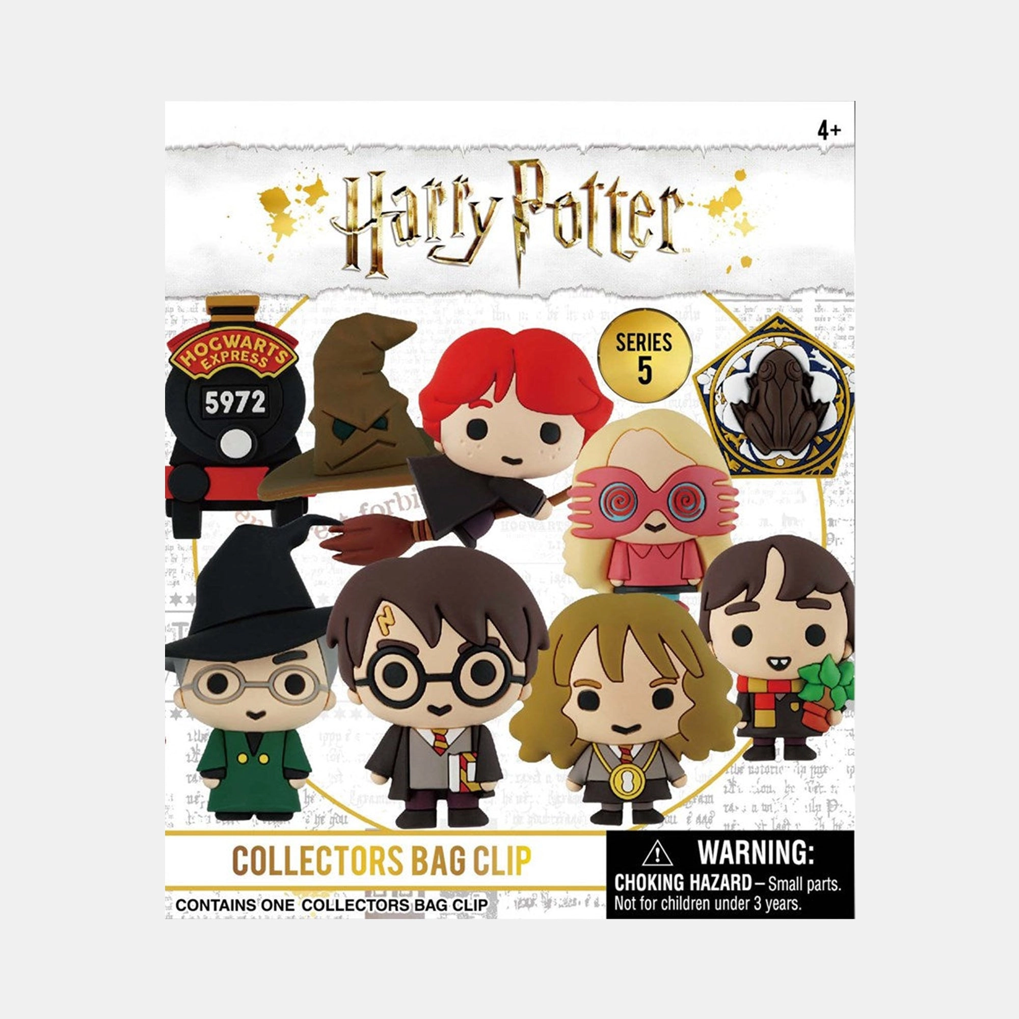 Monogram International Harry Potter - Wizarding World - Harry Potter 3D Foam Bag Clip Series 5 - 4+ 1 pc (14cm) (B363581)
