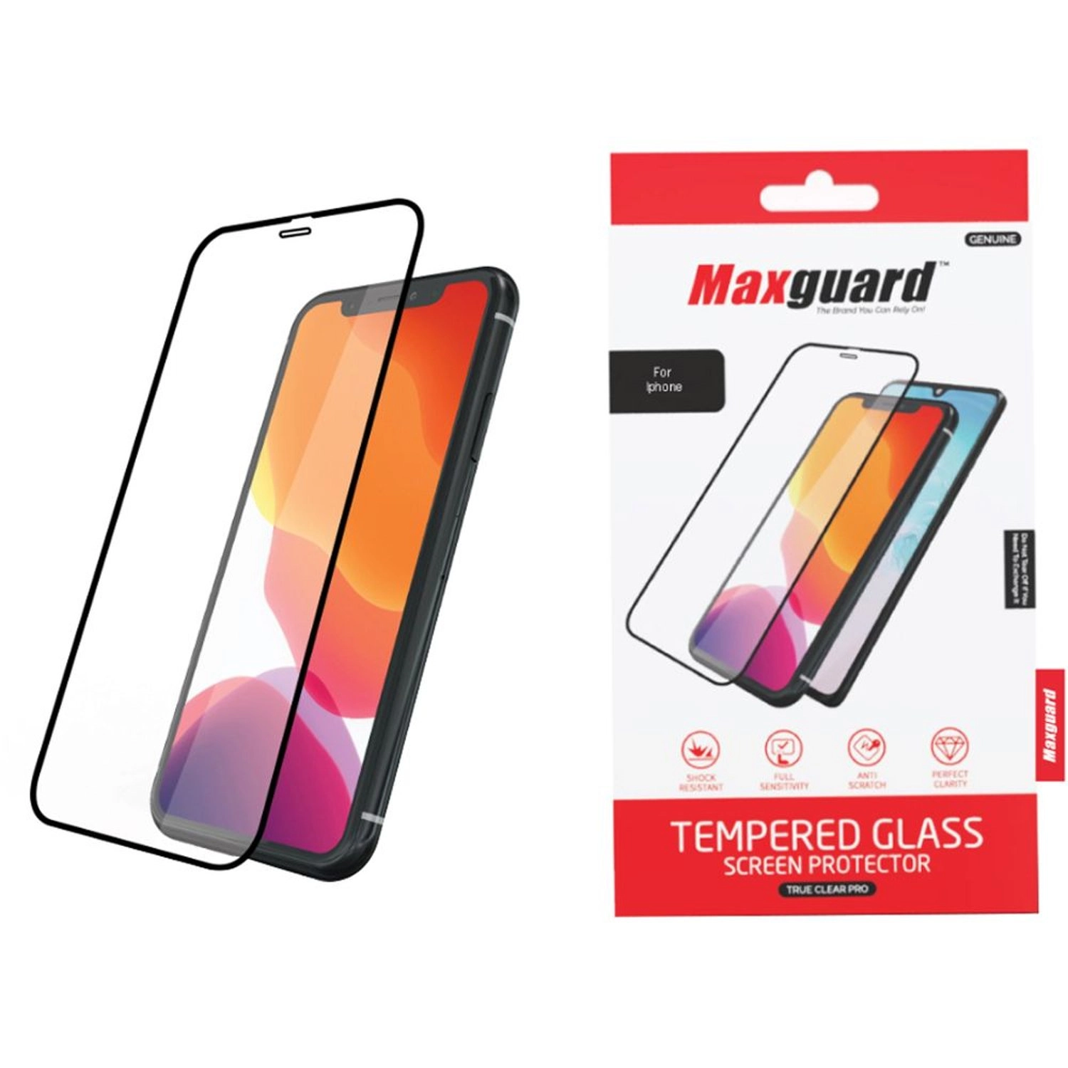 Clear Tempered Glass Screen Protector for iPhone 14 Pro