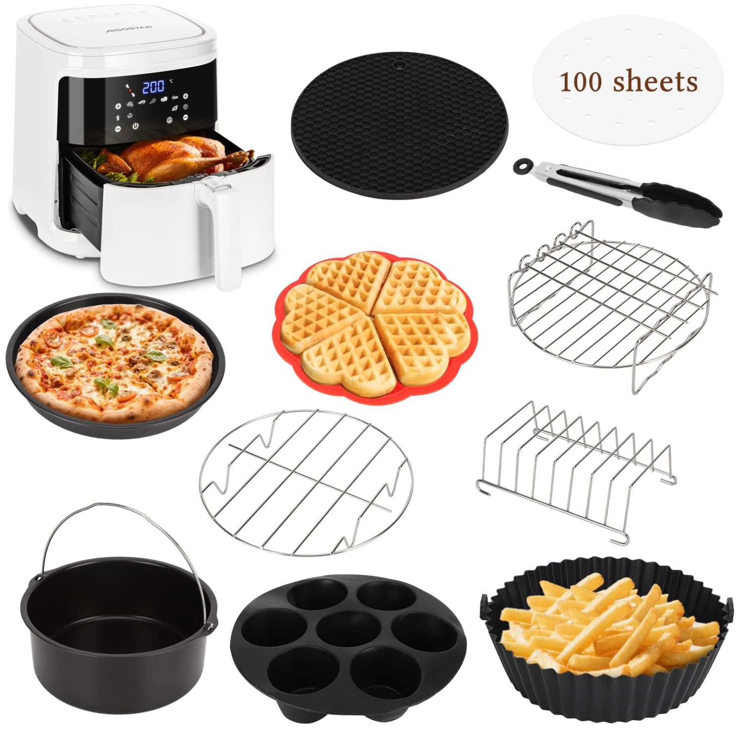 Aigostar Smart Hot Air Fryer XXL