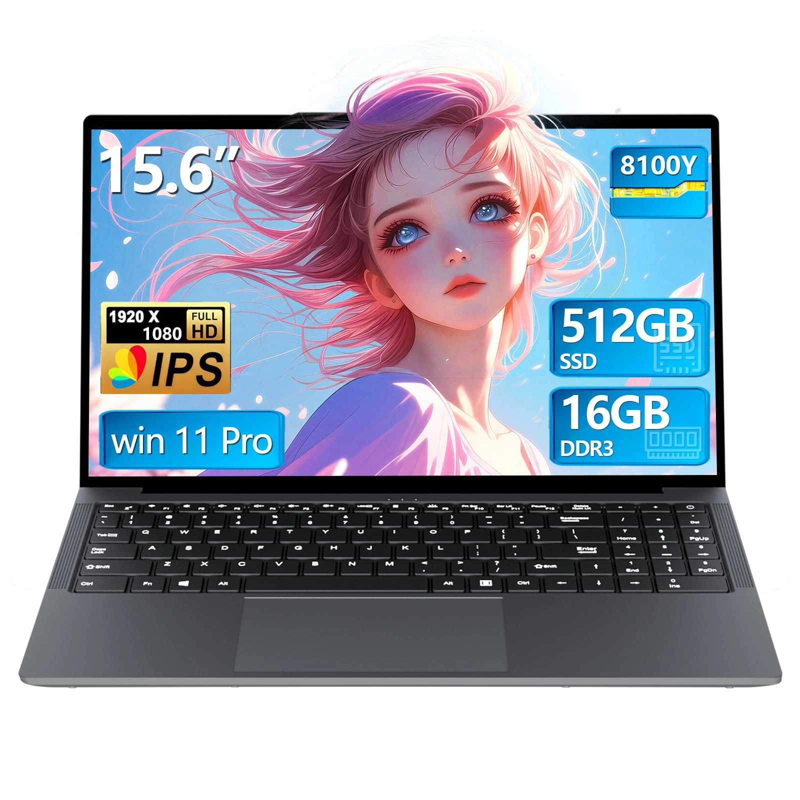 YOZISUAN M3 8100Y - 15.6'' Core m3-8100Y 16GB DDR3 512GB SSD