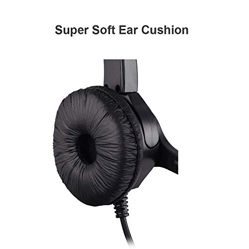 Corded Noise cancelling Monaural Headset Wired Headset