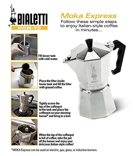 Moka Express - 9cup + Stirring Spoon