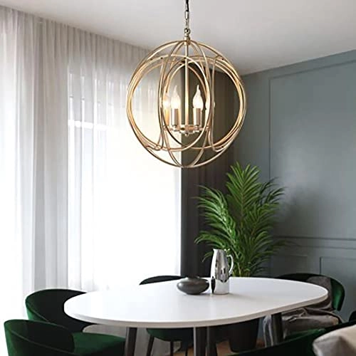 E14 Nordic Post-modern Dining Room Lamp - 40*45cm Golden