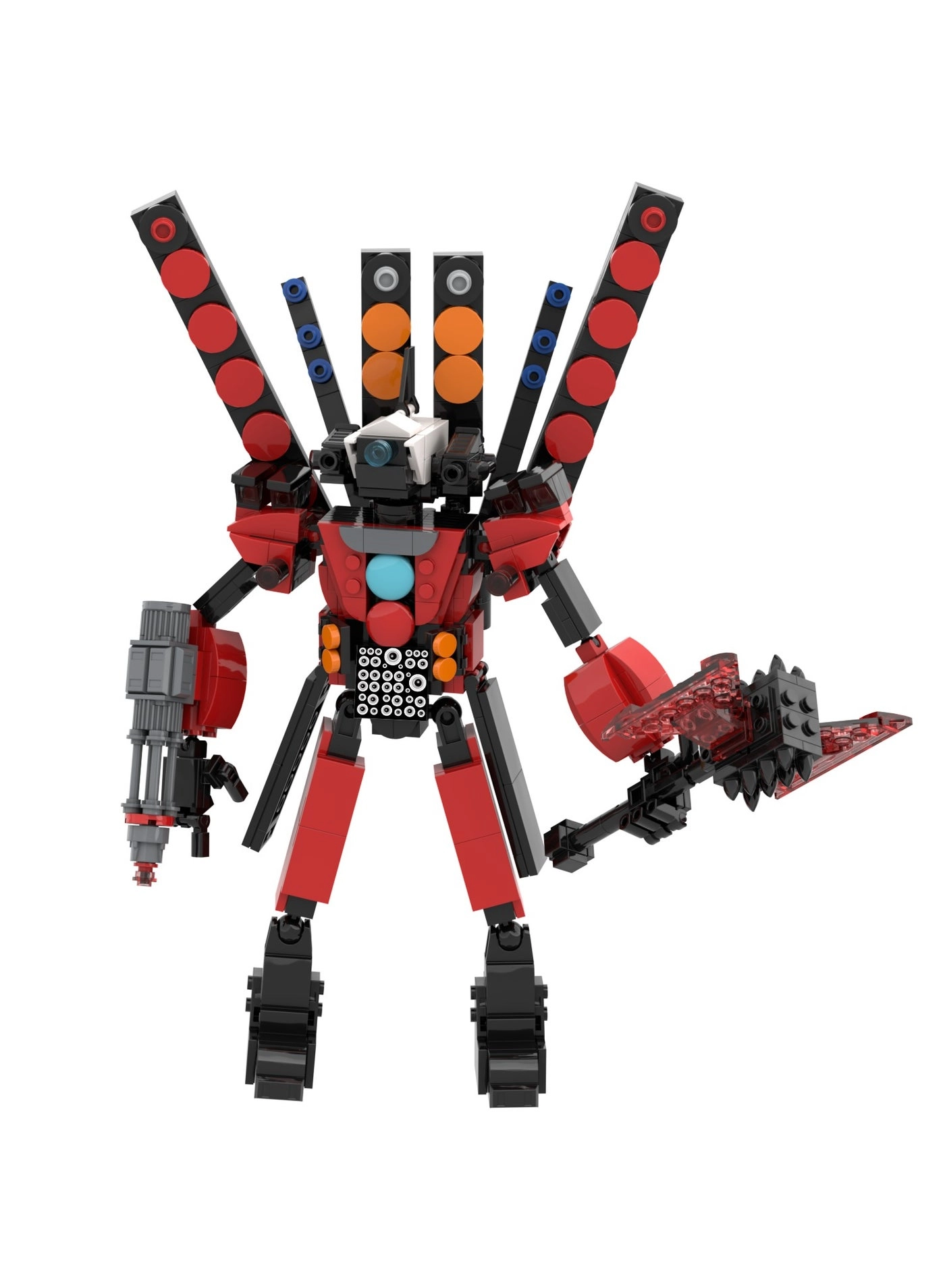 Y&D Skibidi Toilet Man - Robots 513 pcs