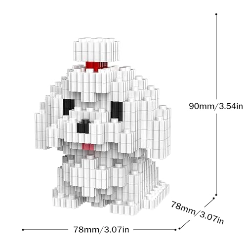 Building Bricks for Micro Dogs - Maltese Dogs 400pcs