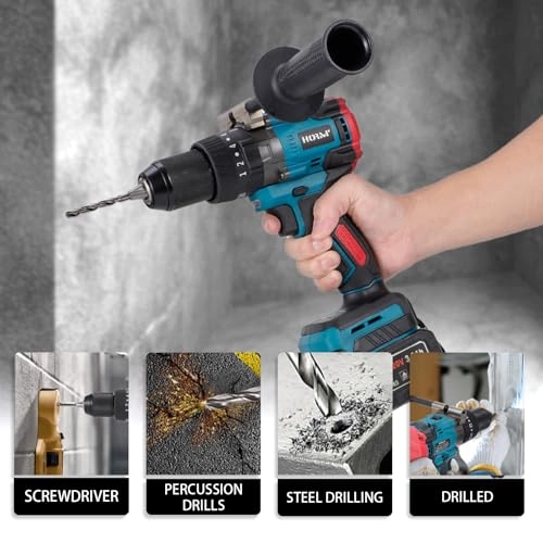 Power Drill Driver - 3000 Milliamp Hours 18 Volts (DC)