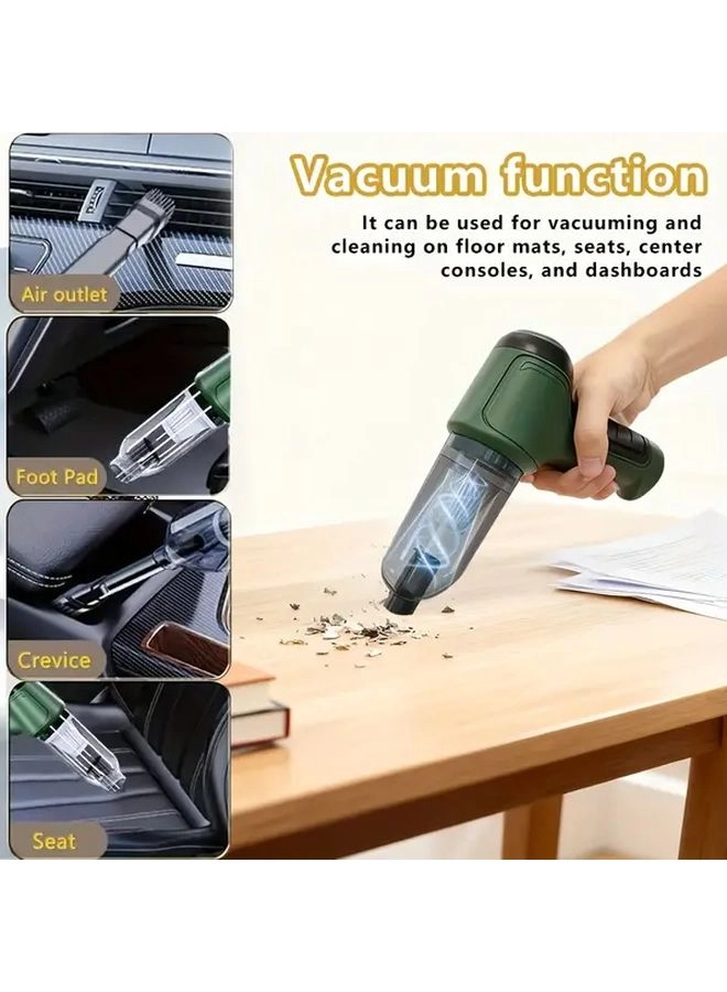 4-in-1 Wireless Handheld Vacuum Cleaner - 2000mAh