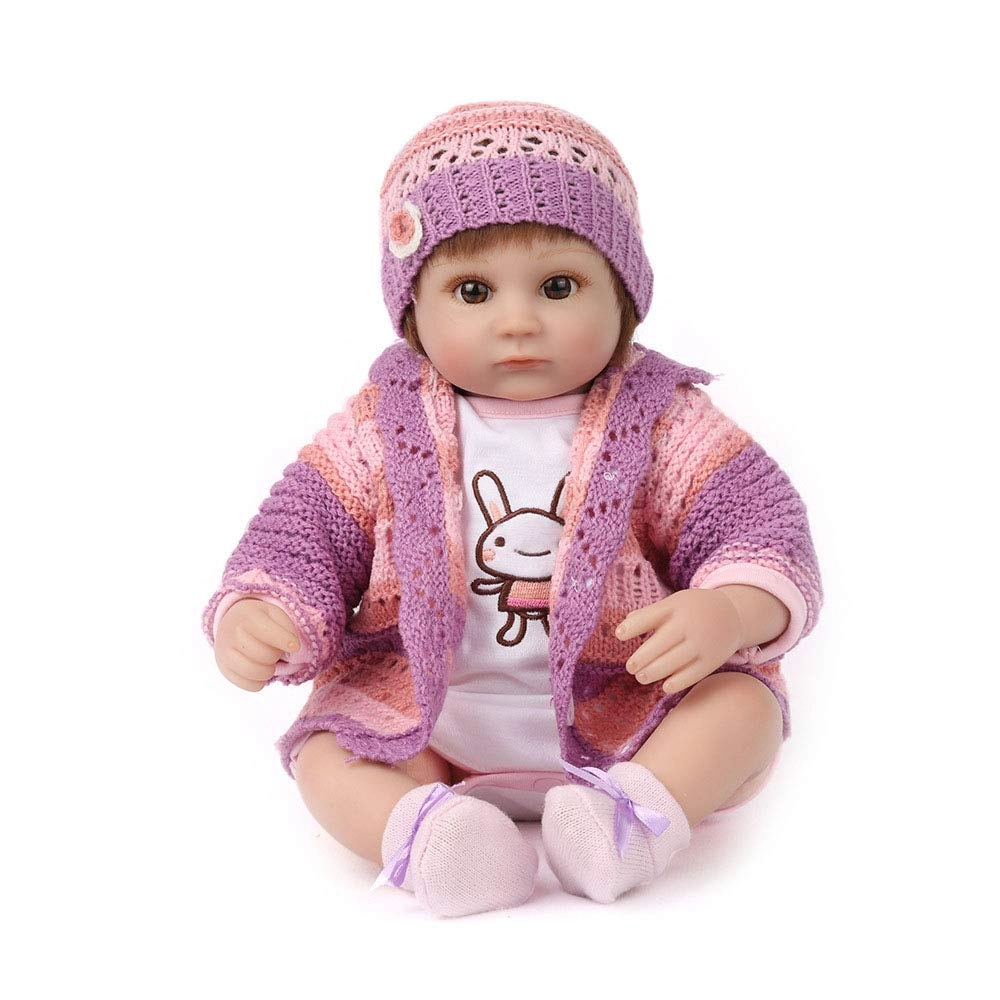 Reborn Baby Doll - 16 inch 40 cm soft silicone