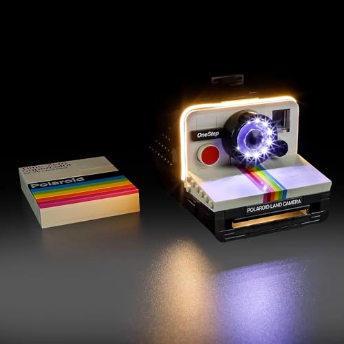 LED Light Kit for LEGO 21345 Ideas Polaroid OneStep SX-70 Camera Set